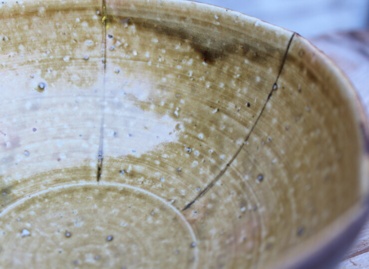 伊羅保六角鉢Ｅ