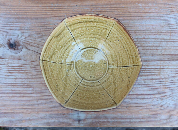 伊羅保六角鉢Ｋ