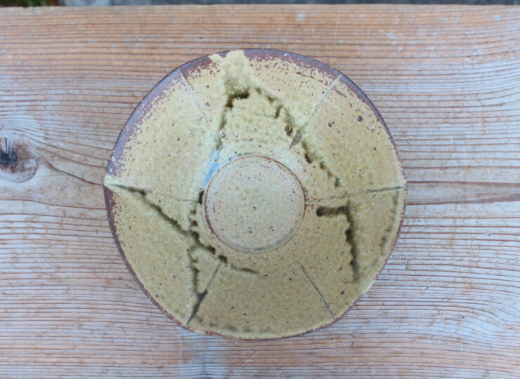 伊羅保六角鉢Ｌ