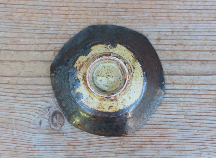 伊羅保六角小鉢Ｍ