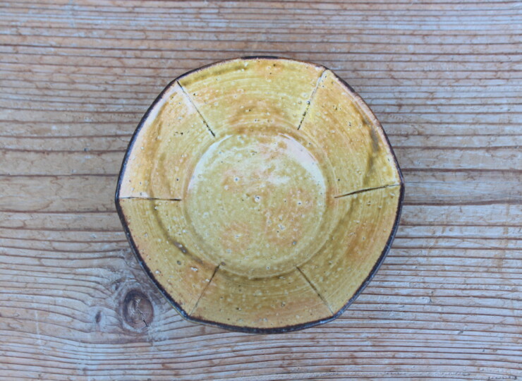 伊羅保六角小鉢Ｏ