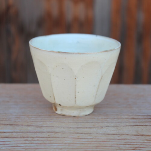 粉引面取湯呑Ｐ