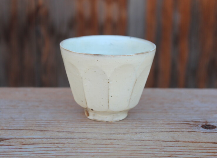 粉引面取湯呑Ｐ