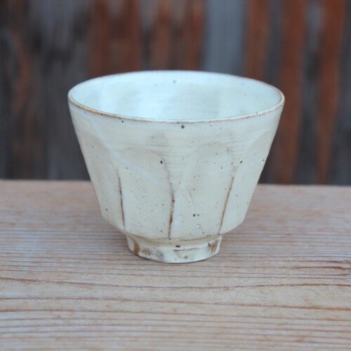 粉引面取湯呑Ｒ