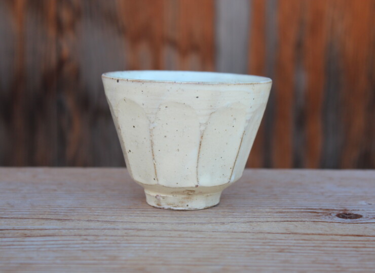 粉引面取湯呑Ｒ