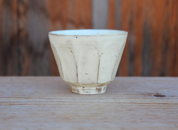 粉引面取湯呑Ｒ