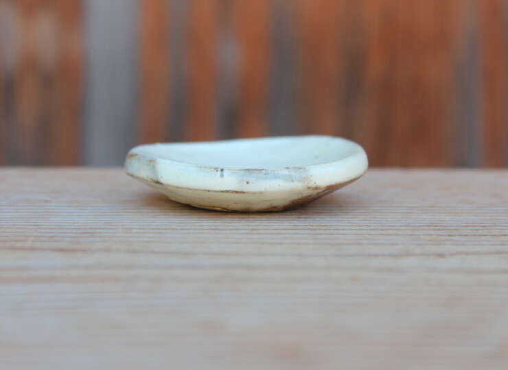 粉引石目箸置Ｇ