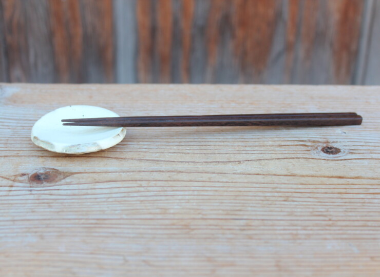 粉引石目箸置Ｇ