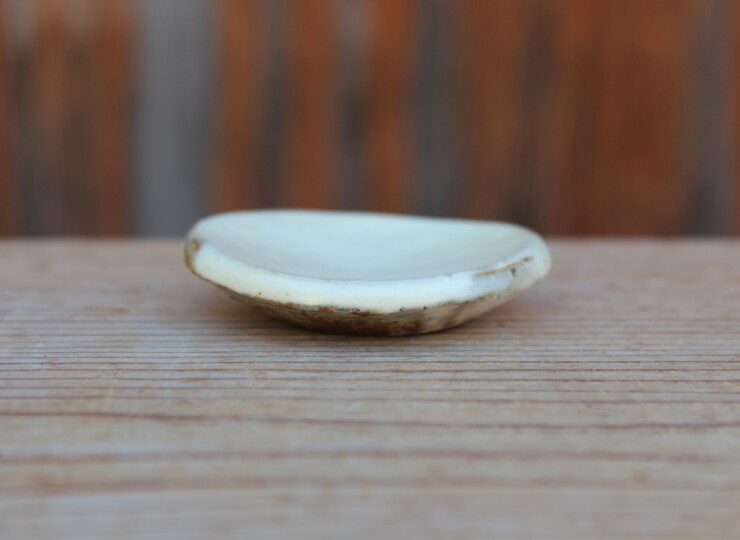 粉引石目箸置Ｉ