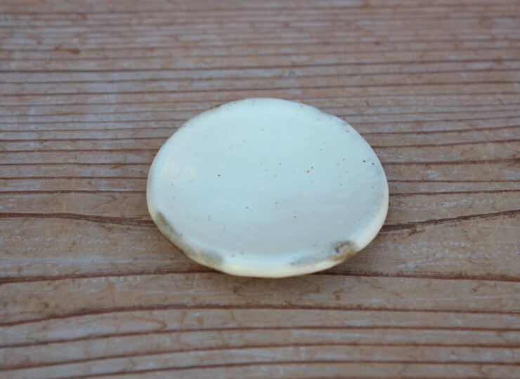 粉引石目箸置Ｉ