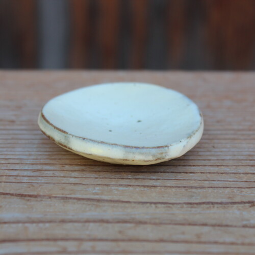 粉引石目箸置Ｋ