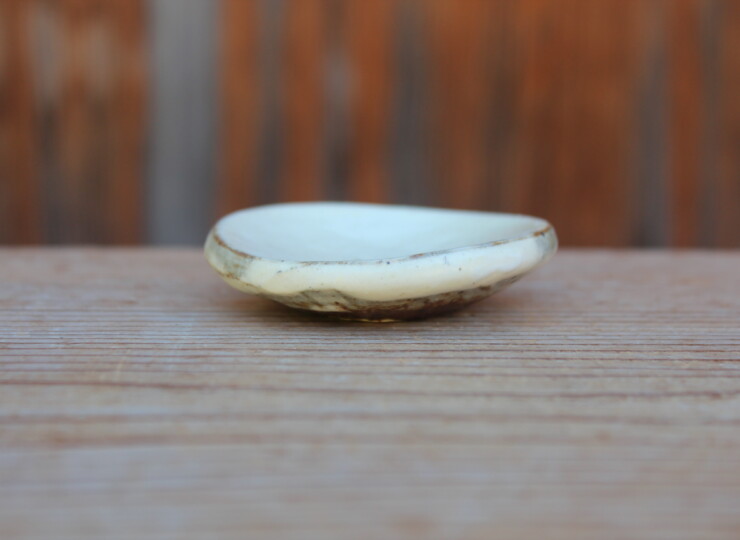 粉引石目箸置Ｋ