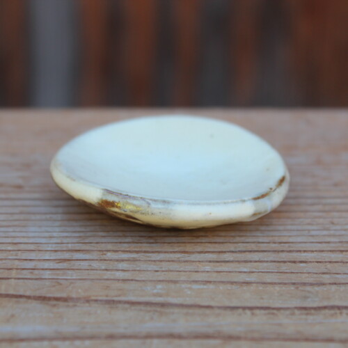 粉引石目箸置Ｌ