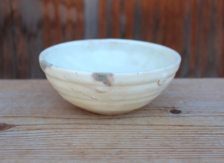 粉引スープボウルH