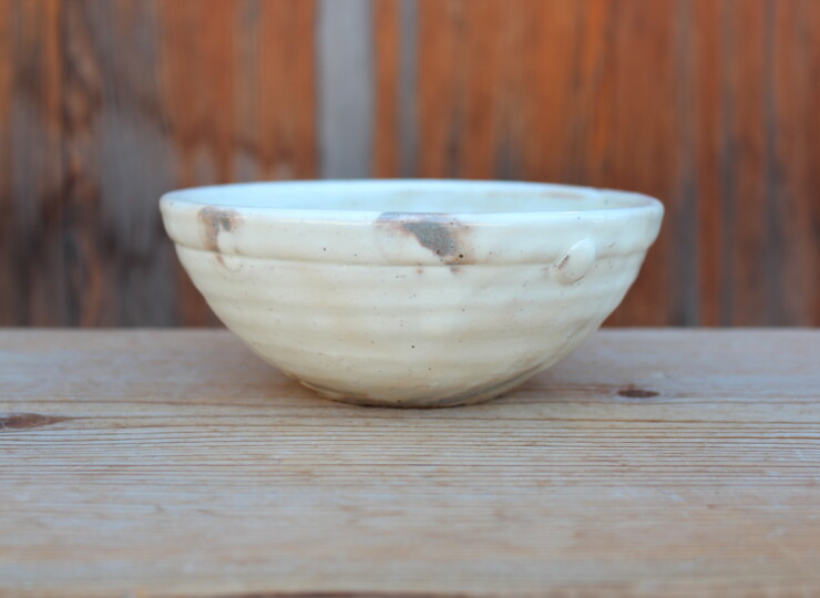 粉引スープボウルH