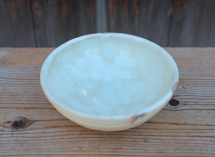 粉引スープボウルH