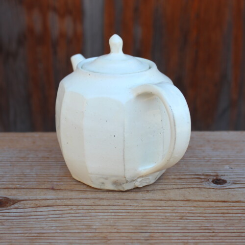 粉引面取ポットＢ