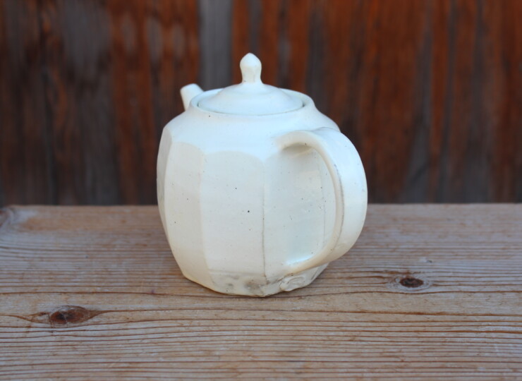 粉引面取ポットＢ