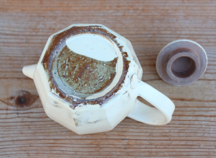 粉引面取ポットＢ