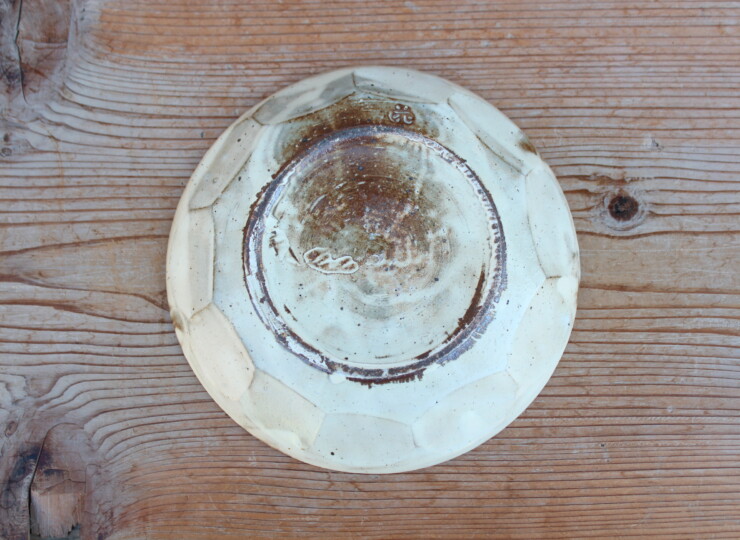 粉引面取平皿Ａ