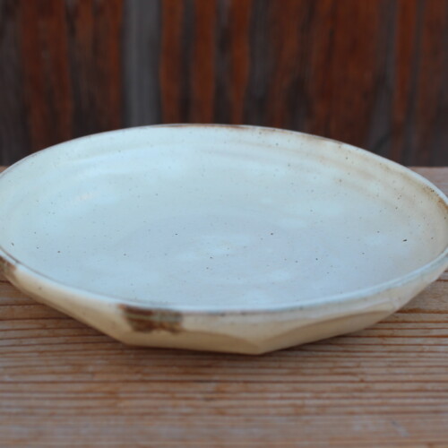 粉引面取平皿Ｅ