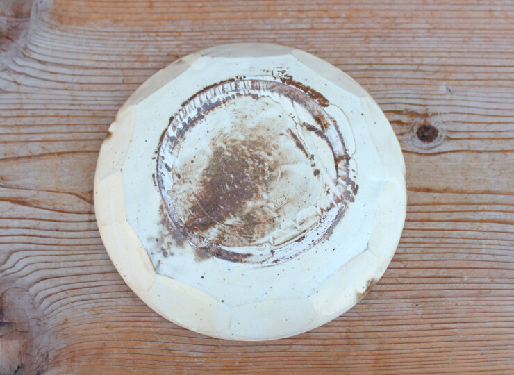 粉引面取平皿Ｅ