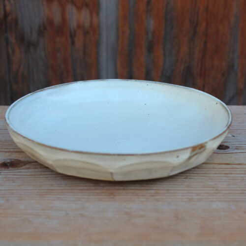 粉引面取平皿Ｉ