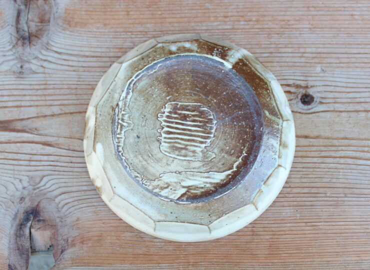 粉引面取平皿Ｉ