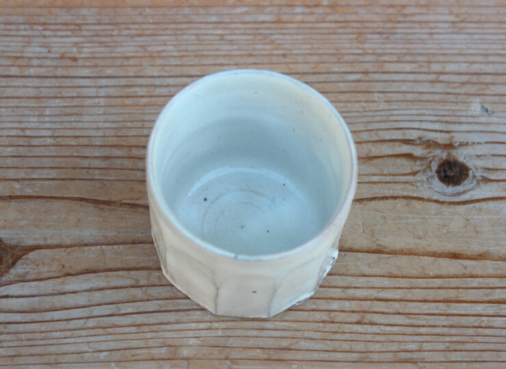 粉引面取湯呑Ａ