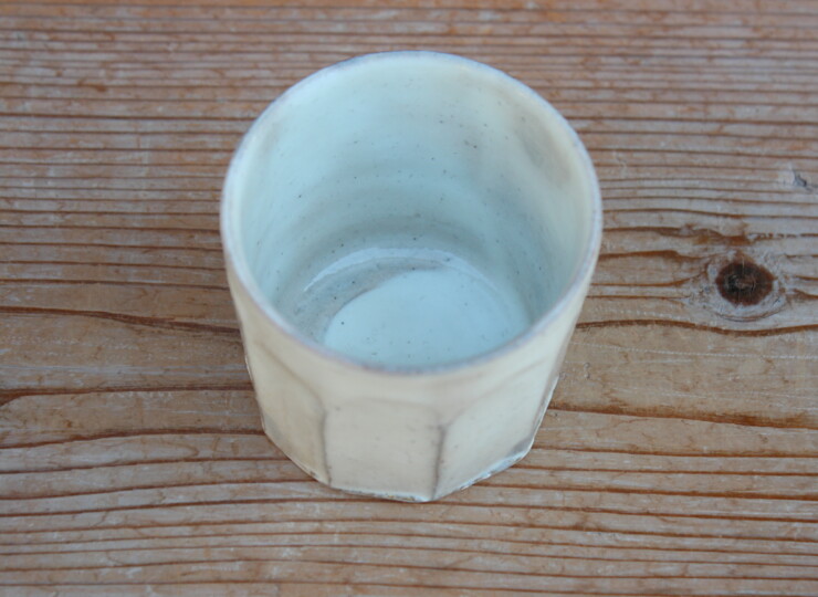 粉引面取湯呑Ｆ