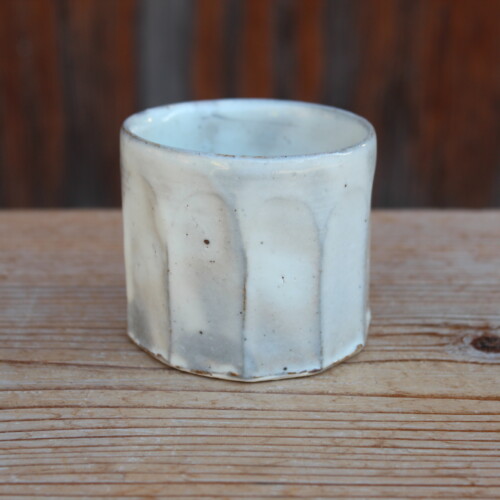 粉引面取湯呑Ｈ