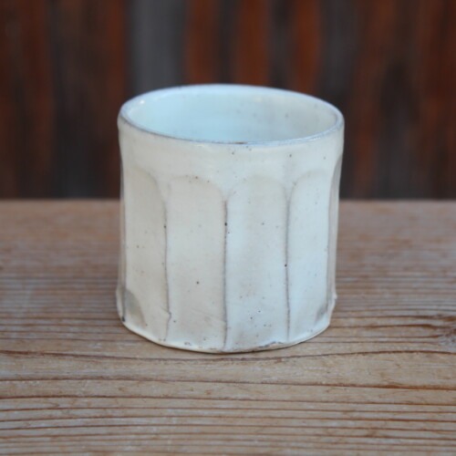 粉引面取湯呑Ｋ