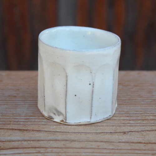 粉引面取湯呑Ｑ