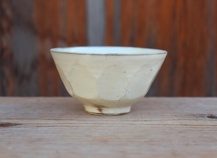 粉引面取飯碗Ａ