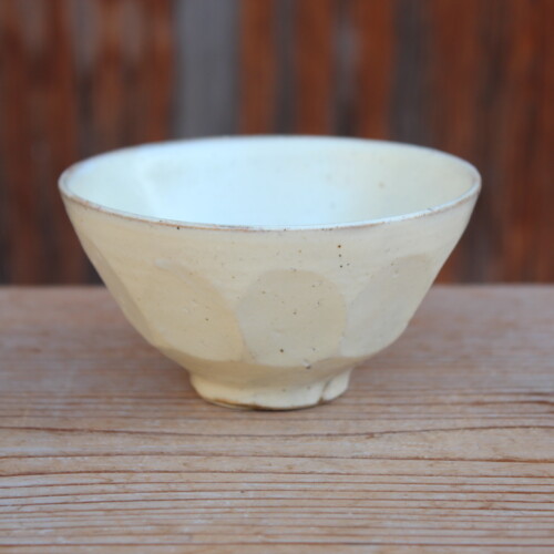 粉引面取飯碗Ｄ