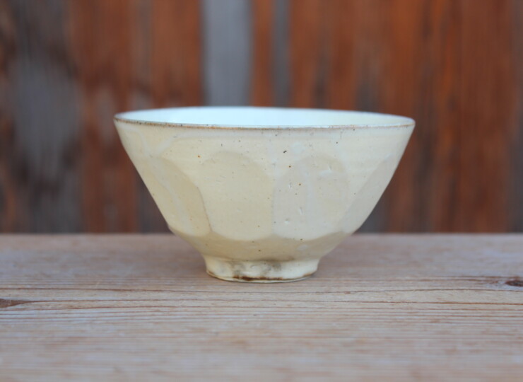 粉引面取飯碗Ｄ