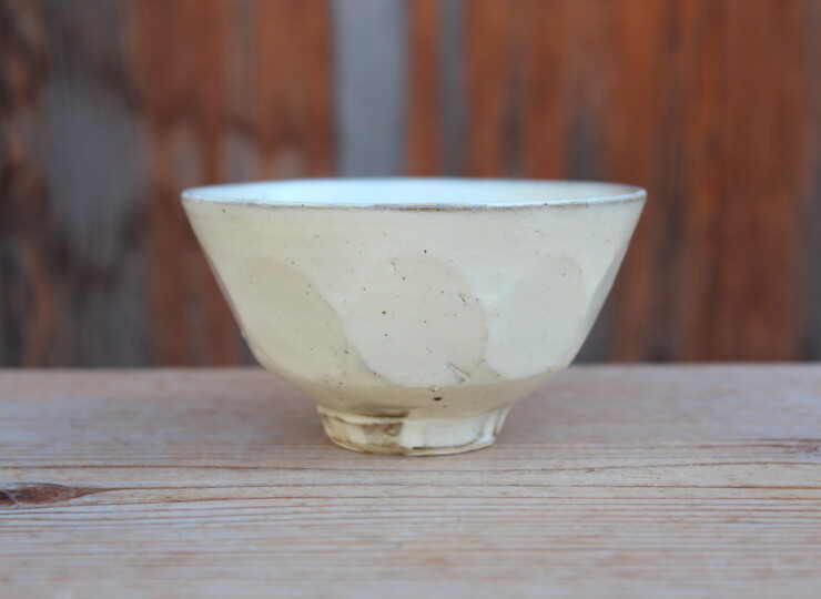 粉引面取飯碗Ｇ