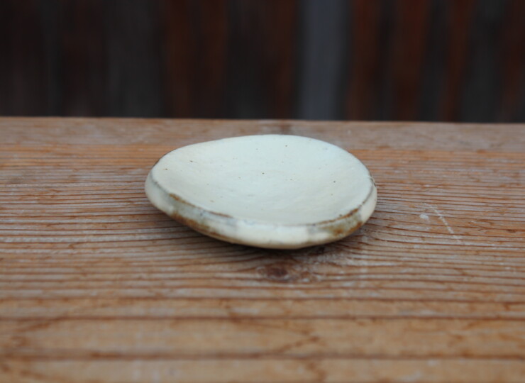 粉引石目箸置Ｃ