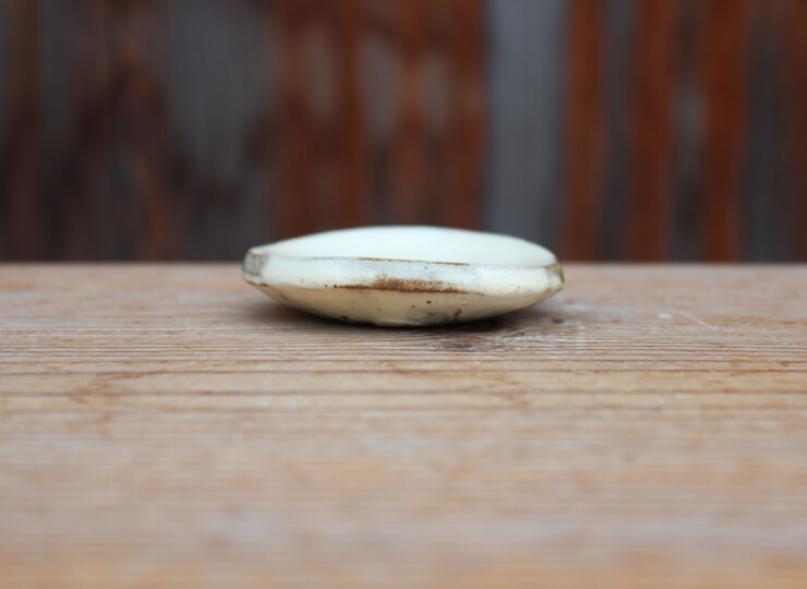 粉引石目箸置Ｃ