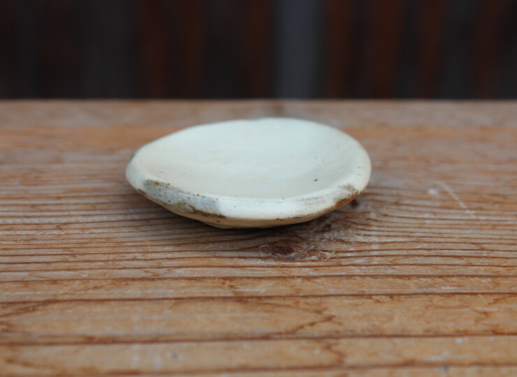 粉引石目箸置Ｄ