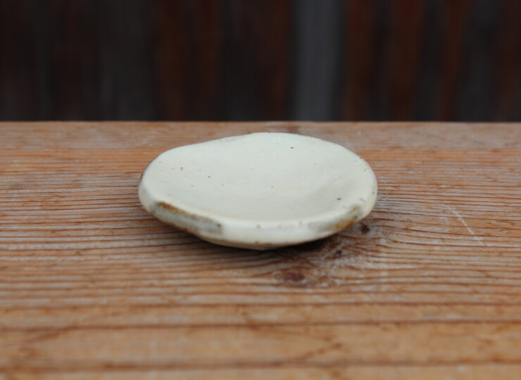 粉引石目箸置Ｆ