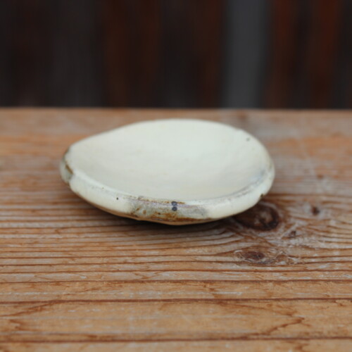 粉引石目箸置Ｈ