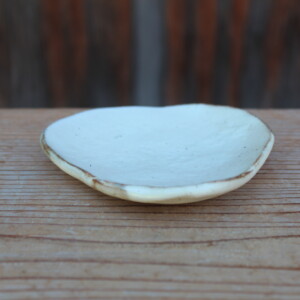 粉引石目三角小皿Ｅ