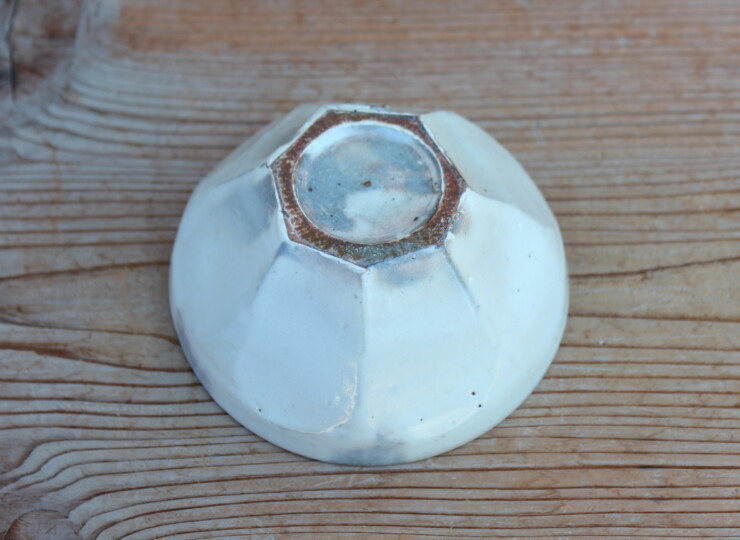 粉引面取カフェオレボウルＣ