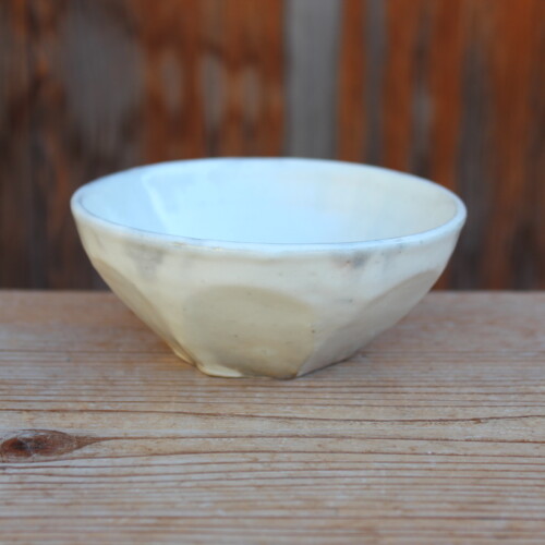 粉引面取カフェオレボウルＥ