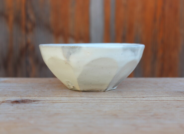 粉引面取カフェオレボウルＥ