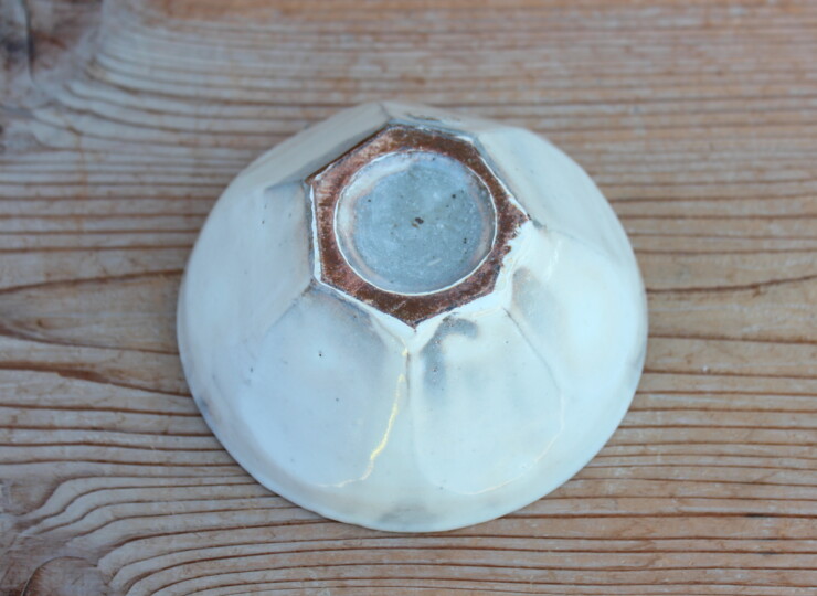 粉引面取カフェオレボウルＥ