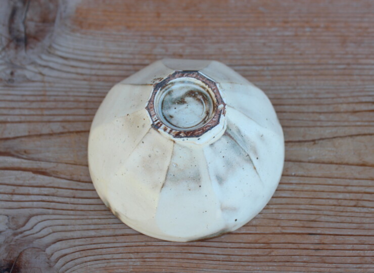 粉引面取カフェオレボウルＪ