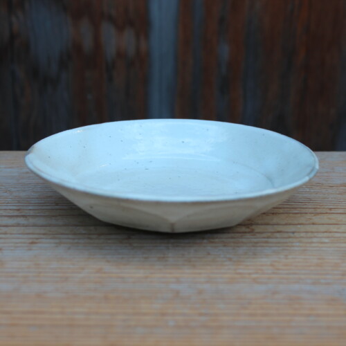 粉引面取平鉢Ｎ