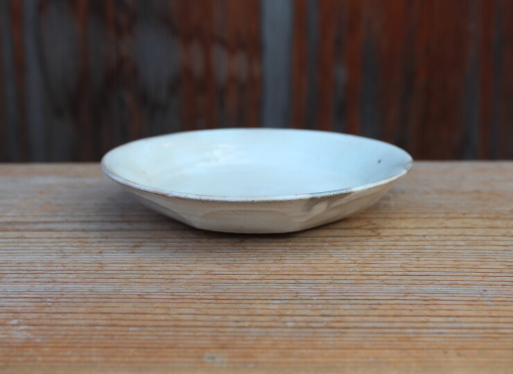 粉引面取平鉢Ｔ